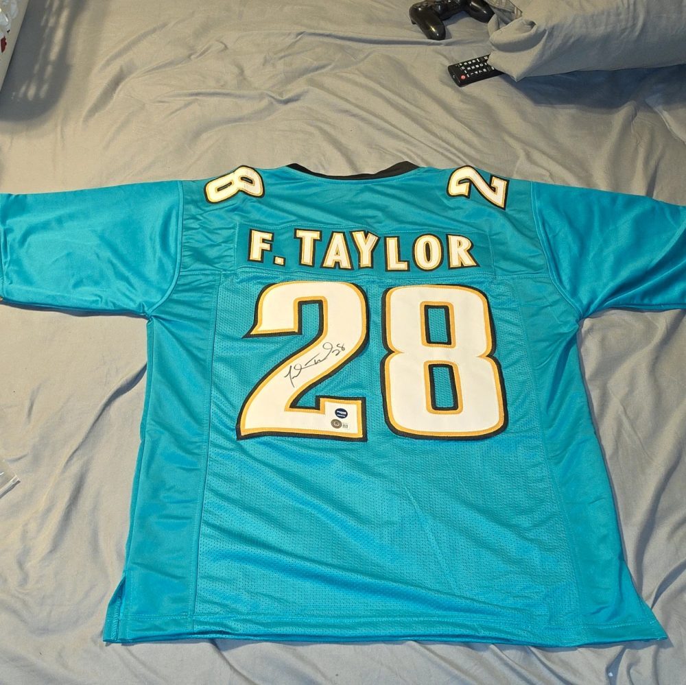 Fred Taylor sighed jersey